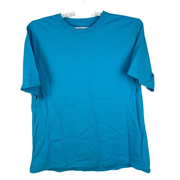 Lands End Super-T Shirt Size XL 46-48 Blue 100% Cotton Made In Indonesia - Picture 1 of 4